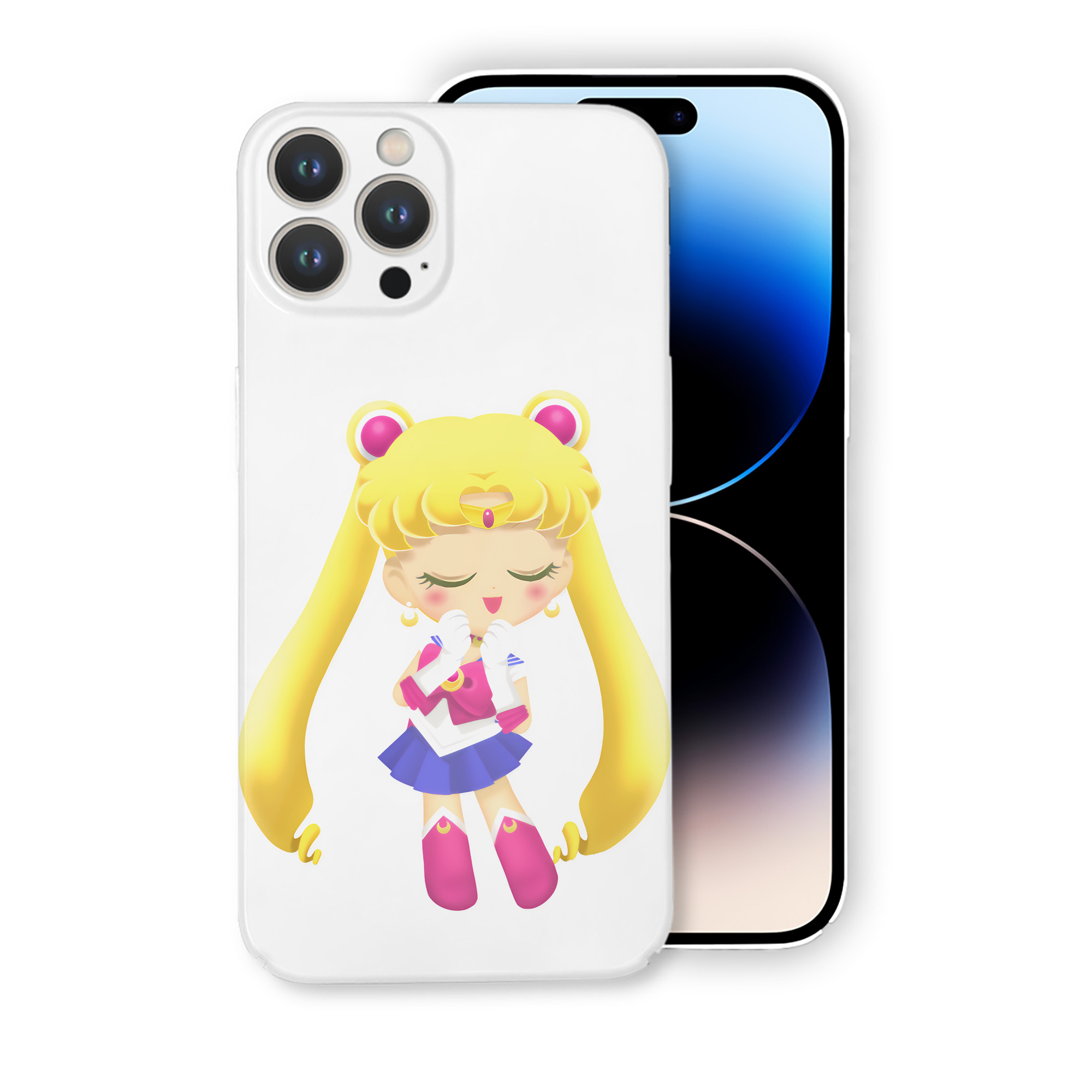 （画像用） 美少女戦士セーラームーン 月野 うさぎ つきの うさぎ Sailor Moon Tsukino Usagi 【iPhone 14シリーズ対応】ハードケース